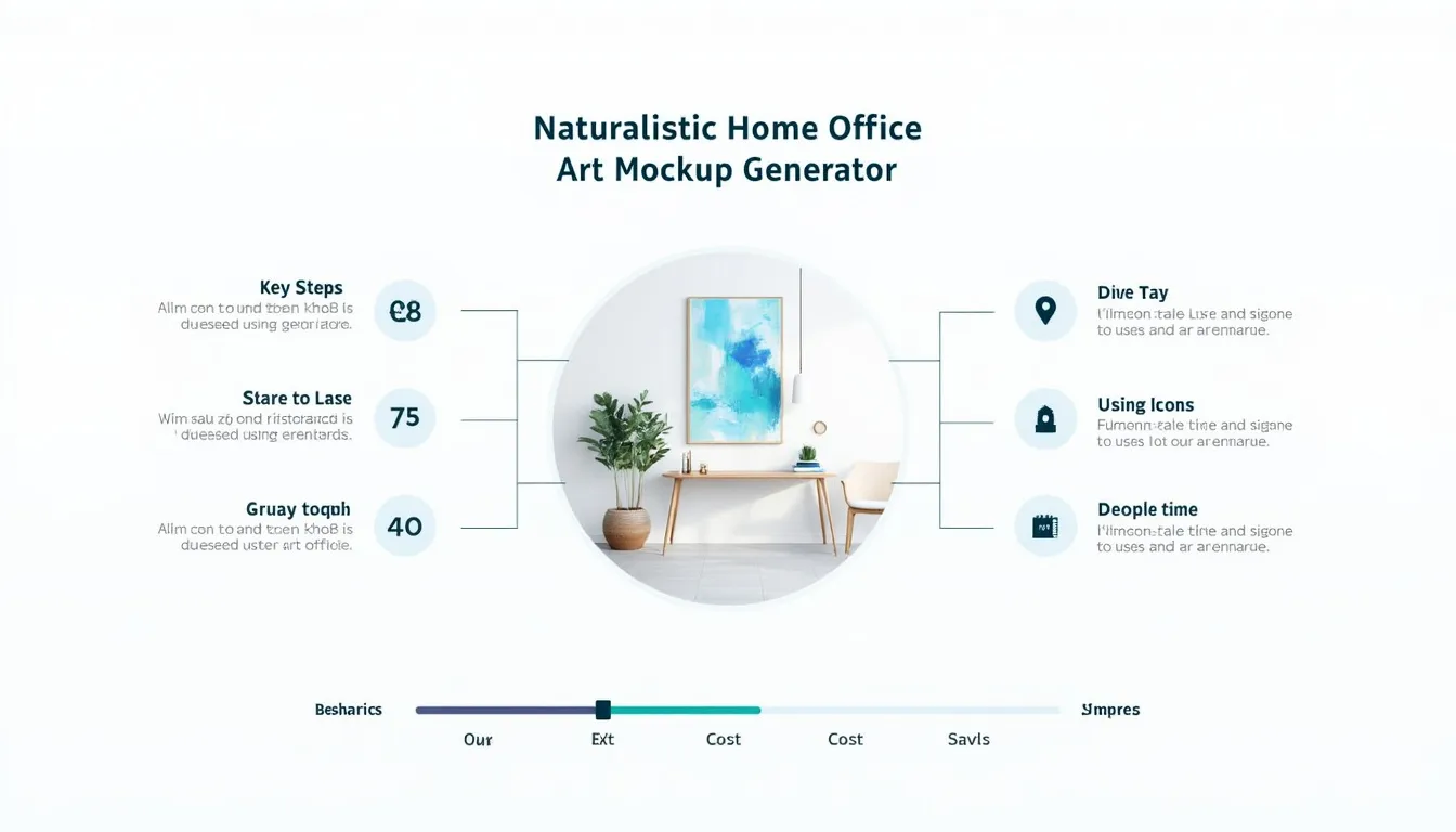 Discover how to transform your home office with our Naturalistic Art Mockup Generator – visualize, customize, and perfect your workspace effortlessly.