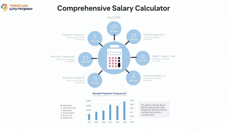 Unlock the power of salary comparison with our Comprehensive Salary Calculator infographic, visualizing how your pay translates across multiple frequencies.