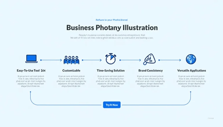 Discover the power of our Business Professional Illustration Generator: Create custom, on-brand visuals effortlessly for all your business needs.