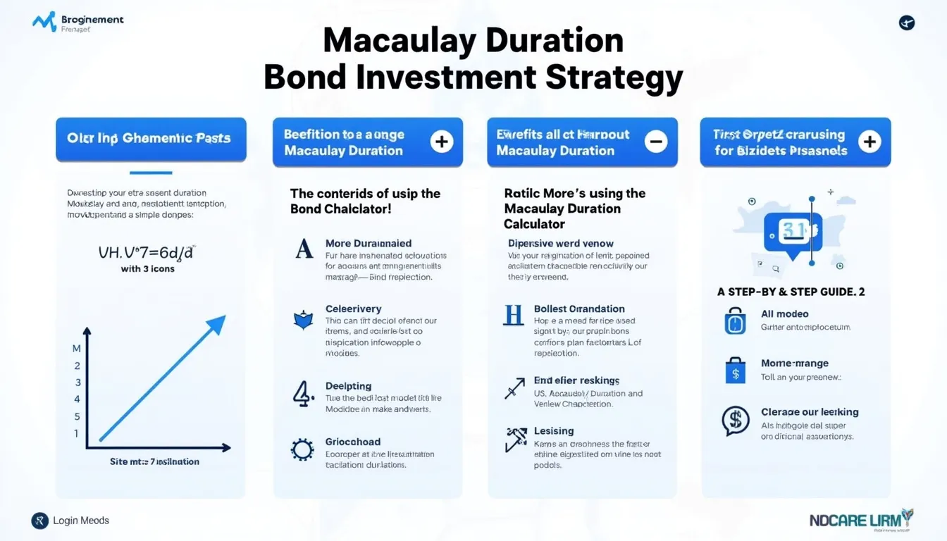 Unlock the power of Macaulay Duration to optimize your bond investment strategy with this comprehensive infographic.