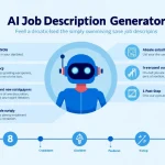 Revolutionize your hiring process with AI: Our infographic showcases how the AI Job Description Generator streamlines recruitment, saves time, and attracts top talent.