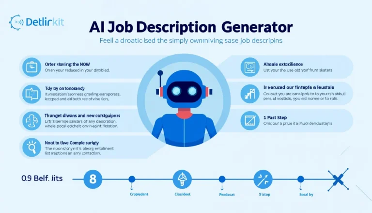 Revolutionize your hiring process with AI: Our infographic showcases how the AI Job Description Generator streamlines recruitment, saves time, and attracts top talent.