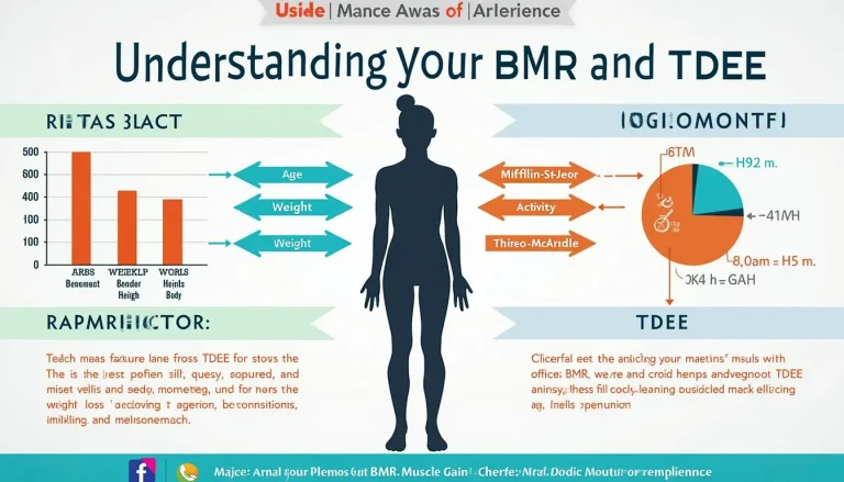 Unlock the secrets of your metabolism with our comprehensive BMR and TDEE infographic, guiding you towards personalized fitness and nutrition goals.