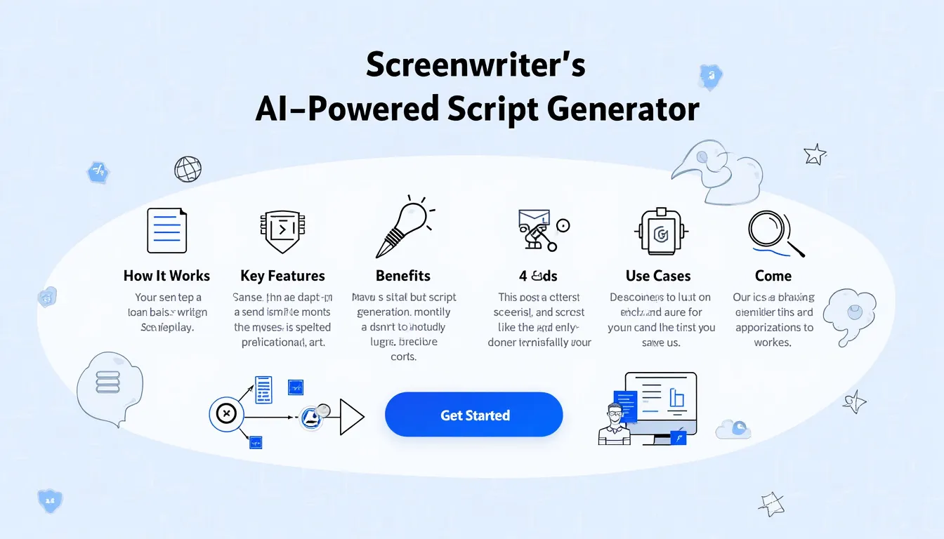 Discover how AI is revolutionizing screenwriting with our innovative Script Generator Tool - streamline your creative process and bring your stories to life!