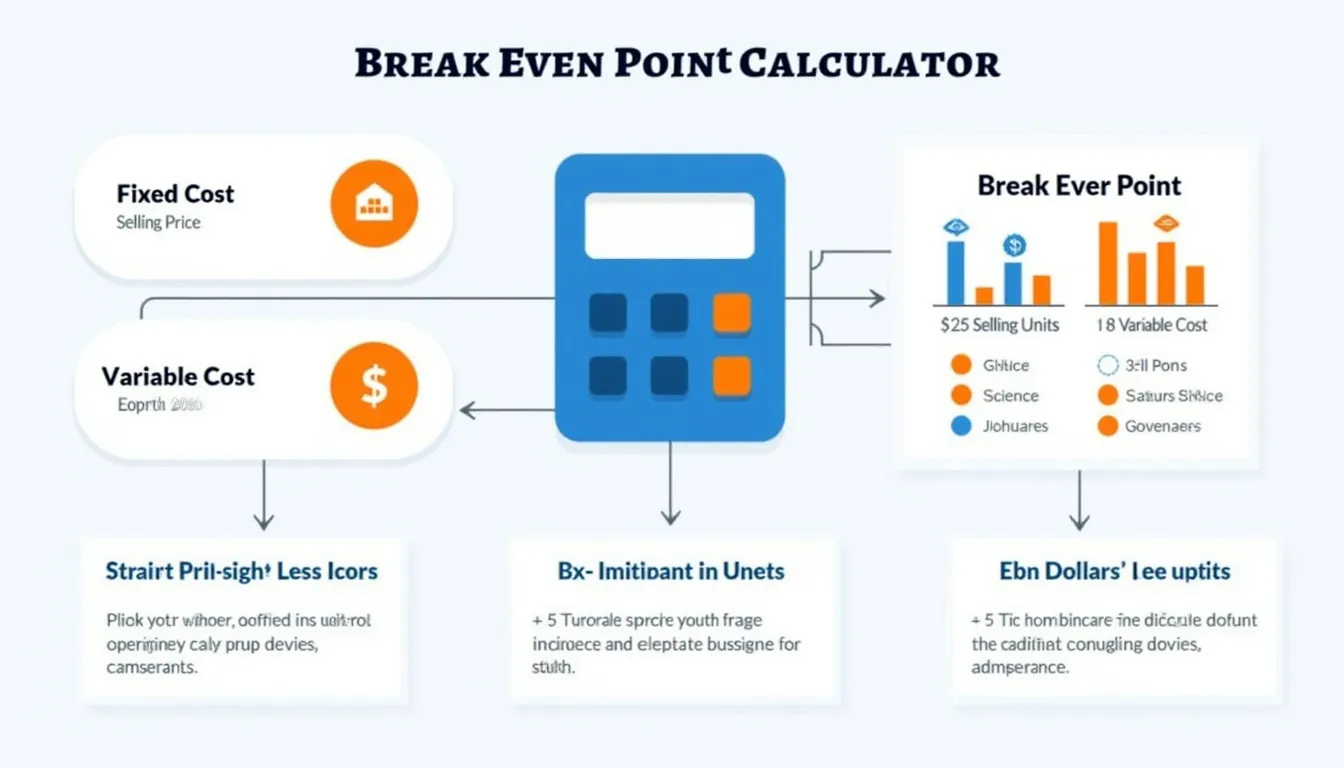 Unlock your business's profitability potential with our Break Even Point Calculator infographic – your key to financial clarity and informed decision-making.