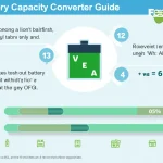 Demystify battery capacity conversion with our comprehensive infographic guide, perfect for renewable energy enthusiasts and electrical engineers alike.