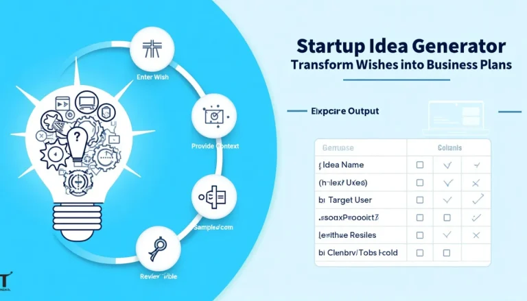 Discover how the Startup Idea Generator transforms simple wishes into comprehensive digital business plans, accelerating the entrepreneurial journey from concept to launch.