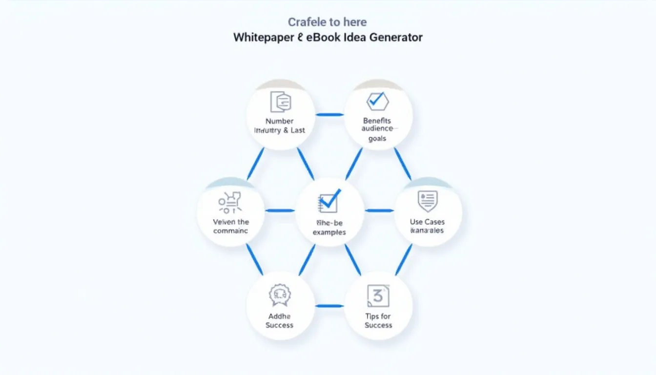 Boost your content marketing with our Whitepaper & eBook Idea Generator: Streamline ideation, target your audience, and achieve business goals effortlessly.