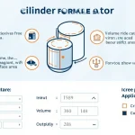 Unlock the power of cylindrical calculations with our comprehensive Cylinder Calculator infographic, showcasing formulas, applications, and a user-friendly interface.