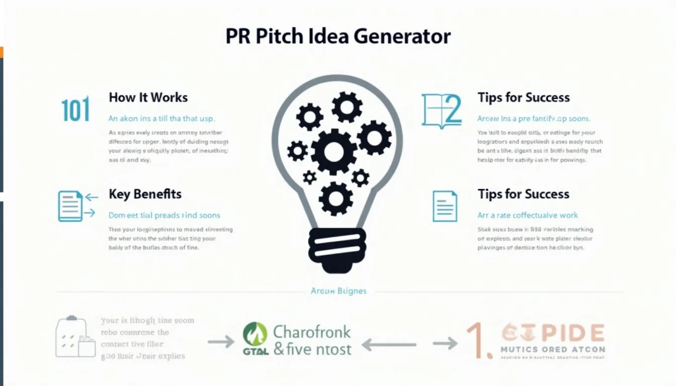 Revolutionize your PR strategy with our AI-powered PR Pitch Idea Generator - save time, boost creativity, and deliver impactful campaigns effortlessly.