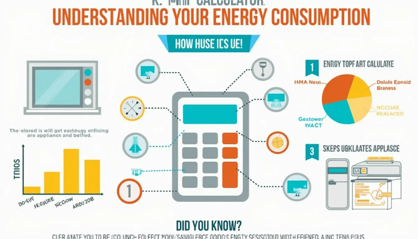 Demystify your energy consumption with our kWh Calculator infographic – your key to understanding and optimizing household electricity usage.