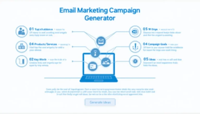 Revolutionize your email marketing strategy with our AI-powered Campaign Generator – create personalized, high-converting campaigns in minutes!