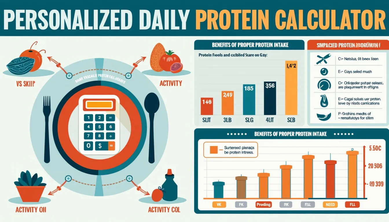 Discover your personalized daily protein needs with our interactive calculator and comprehensive guide to optimizing your nutrition for your fitness goals.