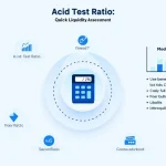 Discover the power of the Acid Test Ratio in assessing your company's short-term liquidity with this informative infographic.