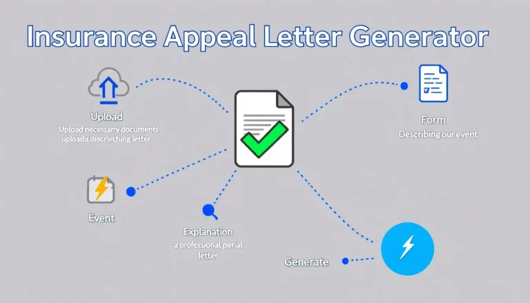 Simplify your insurance appeals with our user-friendly Insurance Appeal Letter Generator - turning complex claims into clear, persuasive letters in minutes.