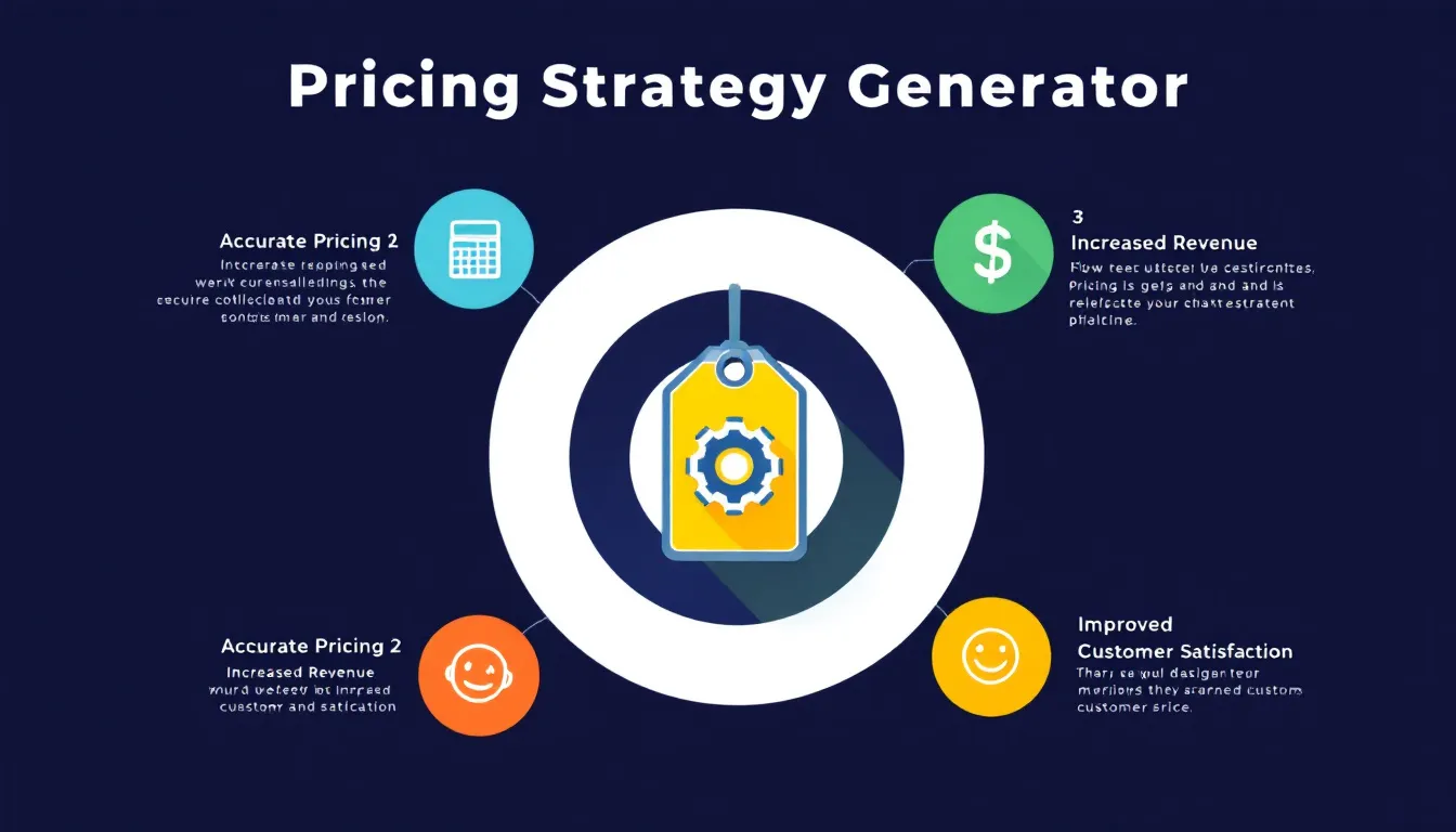 Revolutionize your pricing approach with our Pricing Strategy Generator - transforming business insights into tailored, profitable pricing strategies in minutes.