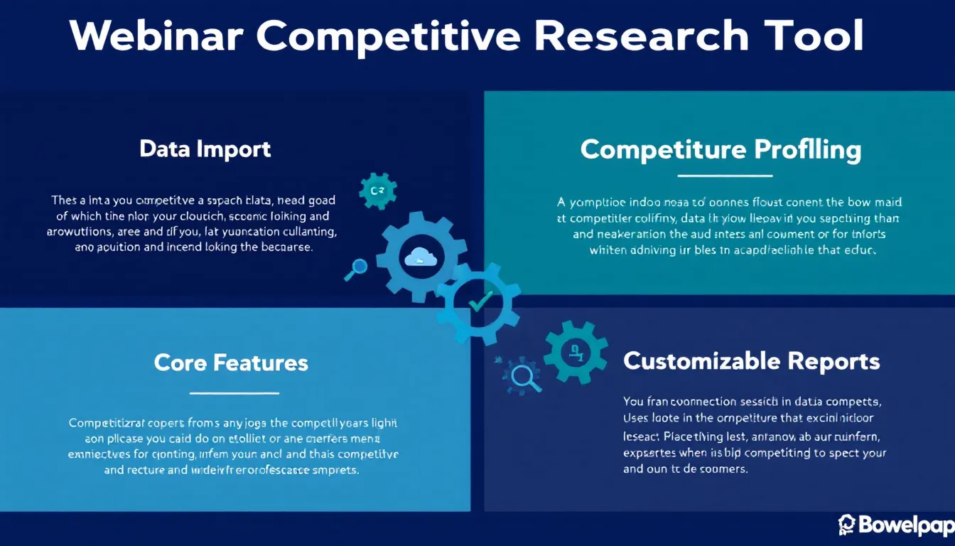 Transform your webinar strategy with our comprehensive Competitive Research Tool - analyze, optimize, and outperform competitors in the digital events space.