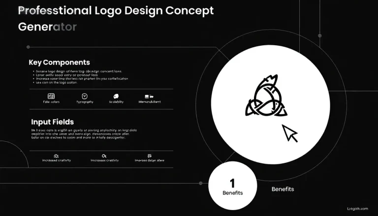 Transform your brand vision into professional logo concepts with our innovative Logo Design Concept Generator - bridging creativity and strategic brand identity development.