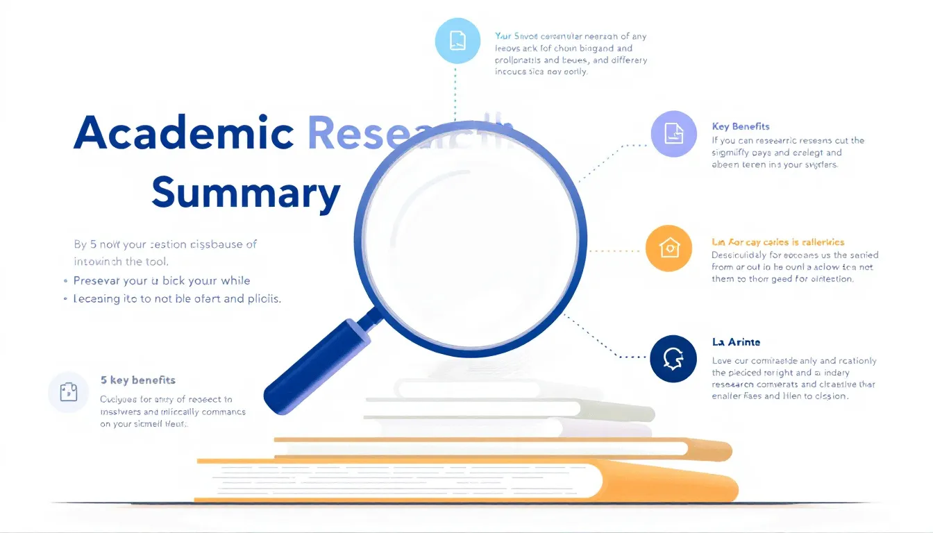اكتشف قوة أداة ملخص البحث الأكاديمي: وفر وقتك وجهدك واحصل على ملخصات دقيقة وشاملة للدراسات الحديثة في دقائق.