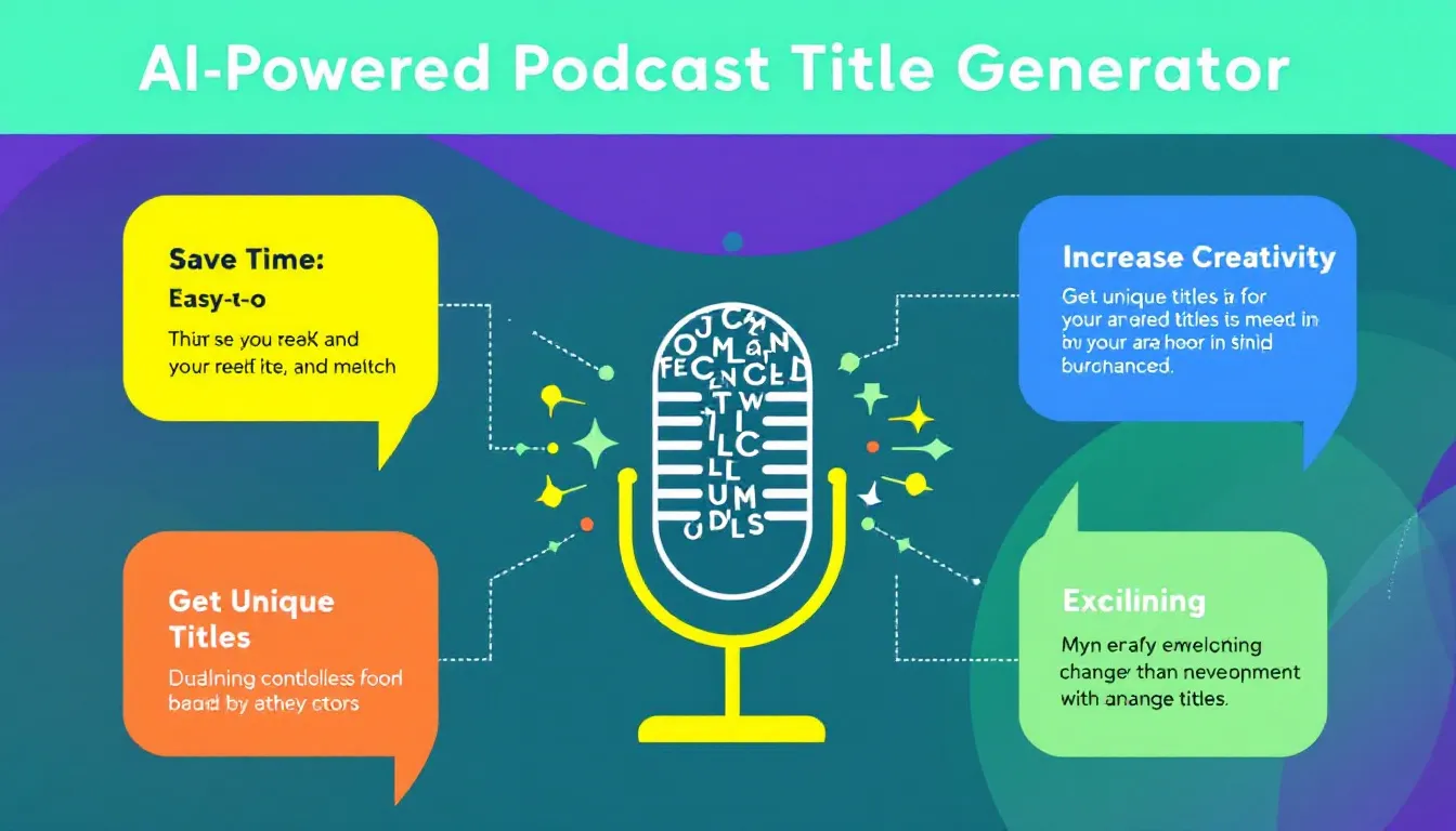 Revolutionize your podcast's appeal with our AI-Powered Title Generator - transforming episode ideas into catchy, SEO-friendly titles in seconds.