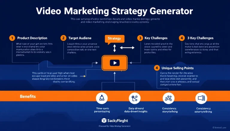 Unlock the power of video marketing with our comprehensive strategy generator - streamline your approach and maximize impact.