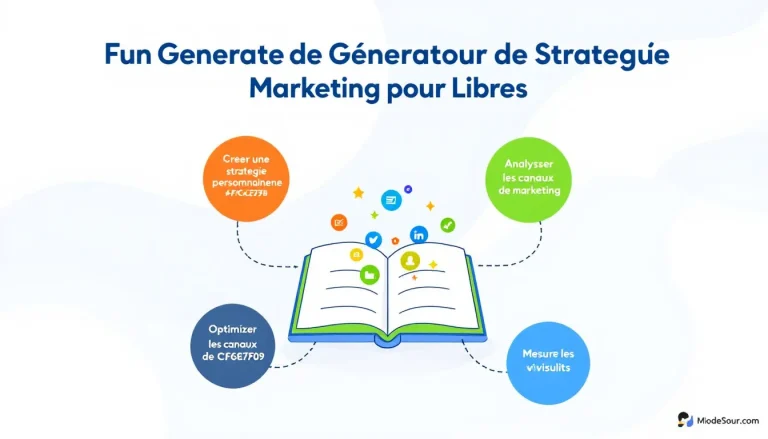 Propulsez votre livre vers le succès avec notre Générateur de Stratégie Marketing - transformez vos idées en plan d'action percutant en quelques clics !