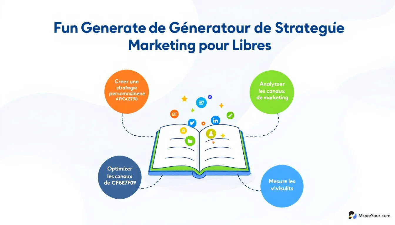 Propulsez votre livre vers le succès avec notre Générateur de Stratégie Marketing - transformez vos idées en plan d'action percutant en quelques clics !