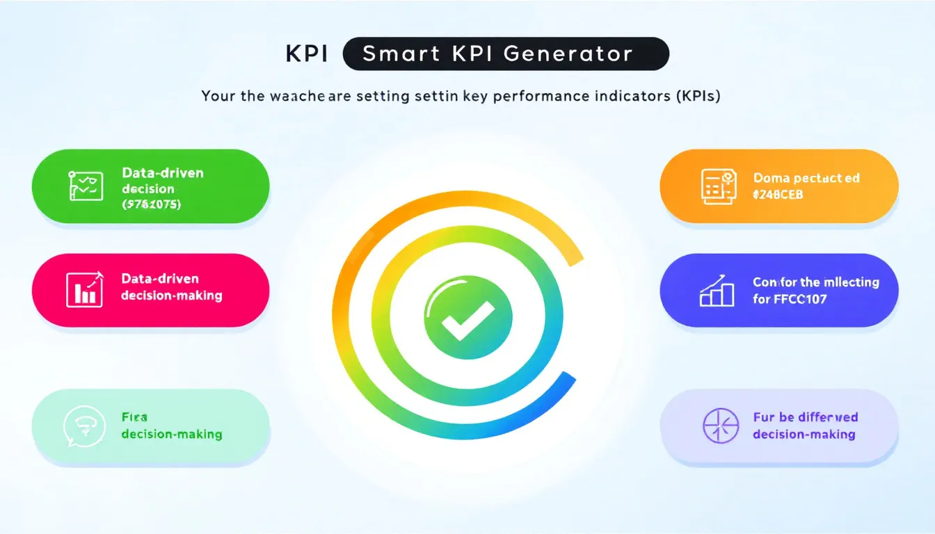 智能KPI生成器：轻松制定SMART关键绩效指标，助力组织实现战略目标。