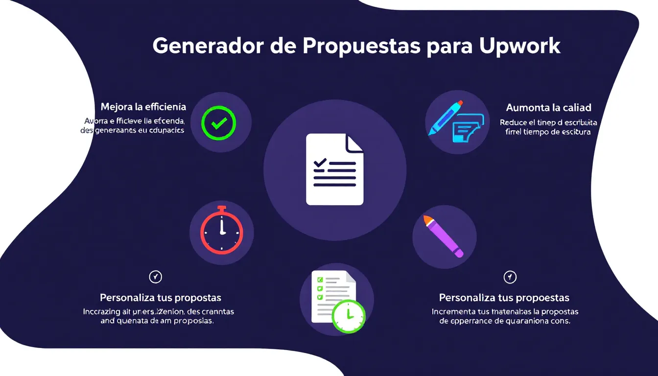 Optimiza tu éxito en Upwork con nuestro Generador de Propuestas: transforma tus habilidades en propuestas ganadoras en minutos.