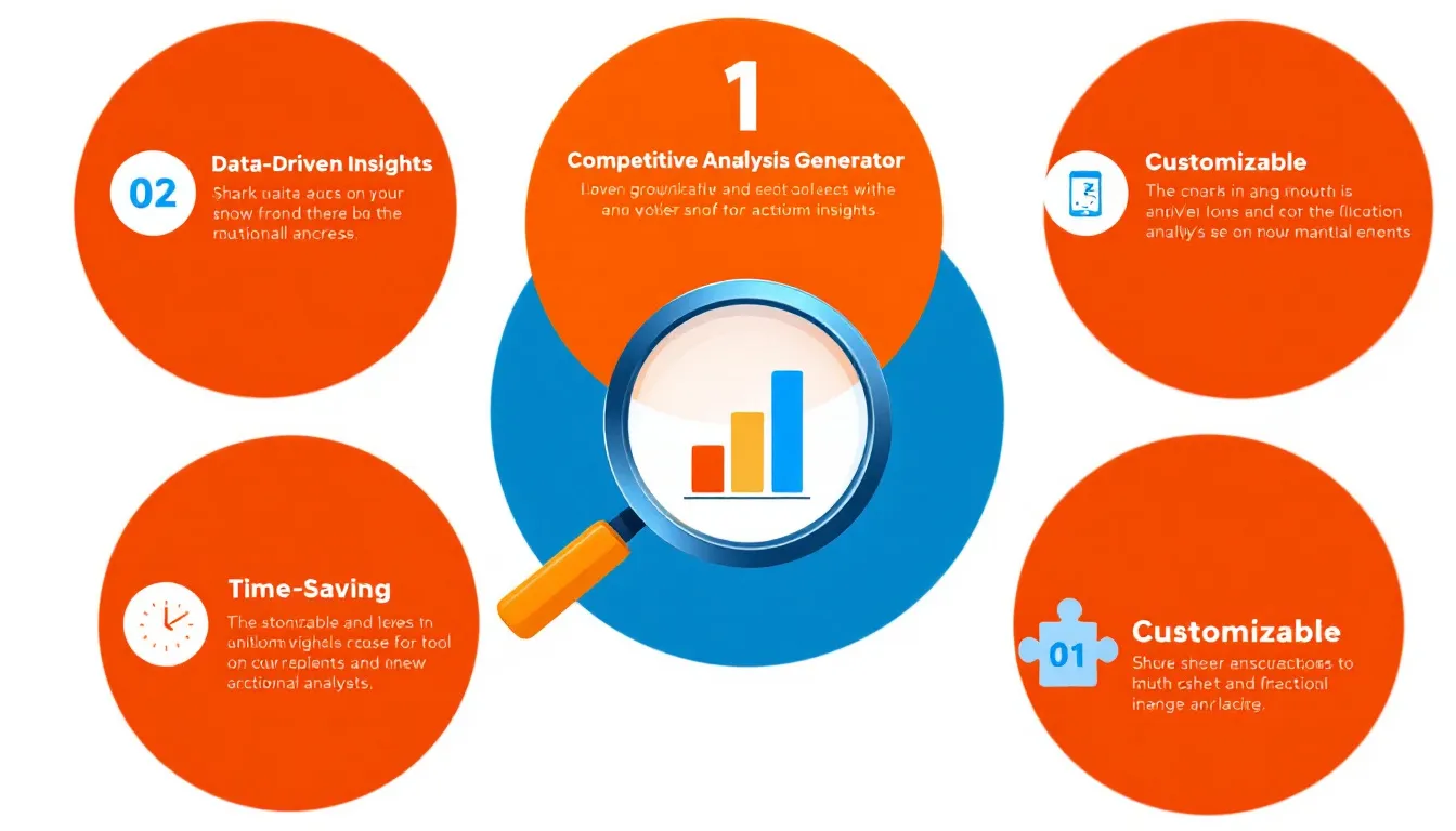 Revolutionize your business strategy with our Competitive Analysis Generator - transform raw data into actionable insights in minutes.