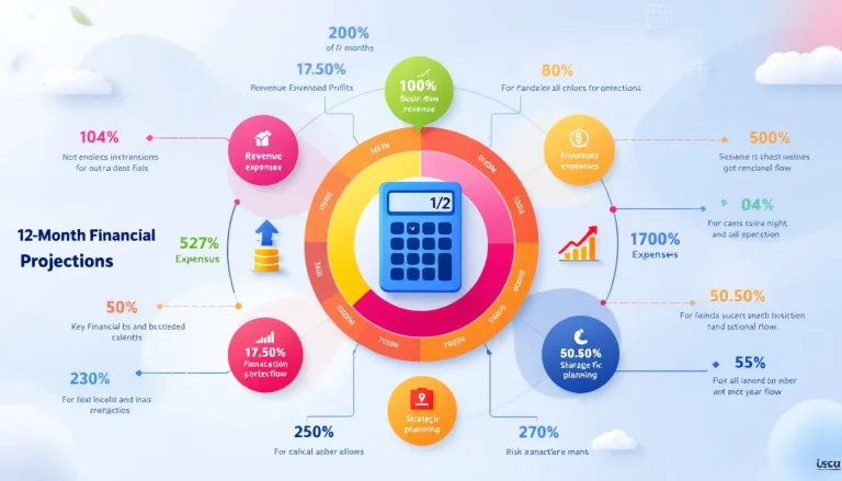 Unlock your business's financial future with our powerful 12-Month Financial Projections Calculator – your key to informed decision-making and strategic growth.