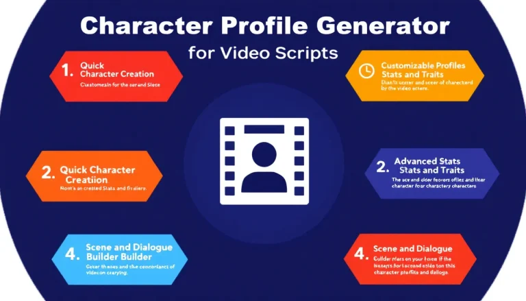 Revolutionize your video script writing process with our Character Profile Generator - creating deep, multi-dimensional characters in minutes.