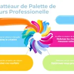 Découvrez notre Générateur de Palette de Couleurs Professionnelle : l'outil indispensable pour créer des combinaisons de couleurs harmonieuses et percutantes pour vos projets créatifs.