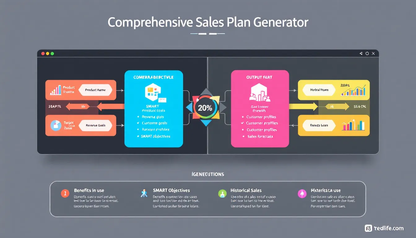 Unlock the power of data-driven sales strategies with our Comprehensive Sales Plan Generator – your key to boosting revenue and optimizing sales performance.