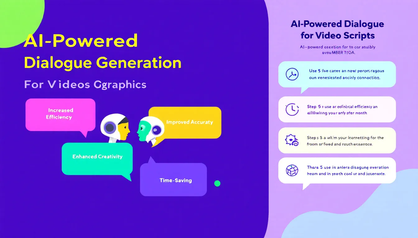 Revolutionize your video scriptwriting process with AI-powered dialogue generation - creating engaging, character-driven conversations in minutes.