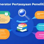 Tingkatkan kualitas penelitian Anda dengan Generator Pertanyaan Penelitian - mengubah ide menjadi pertanyaan penelitian yang terstruktur dalam hitungan menit.