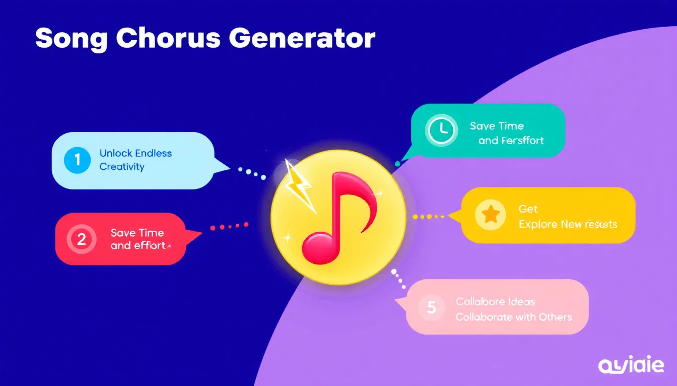 Revolutionize your songwriting process with our Song Chorus Generator - crafting catchy, genre-specific choruses in seconds.