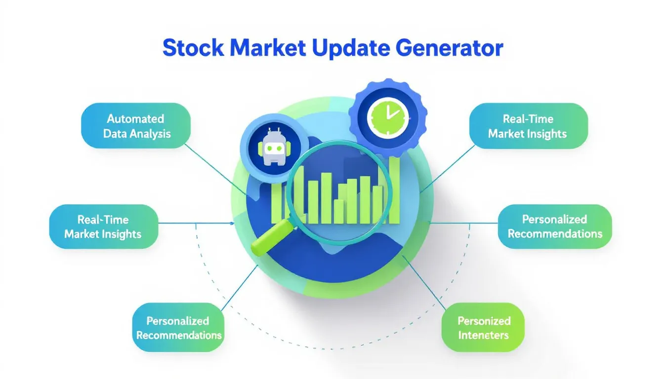 Revolutionize your financial analysis with the Stock Market Update Generator - delivering comprehensive market insights in minutes, not hours.