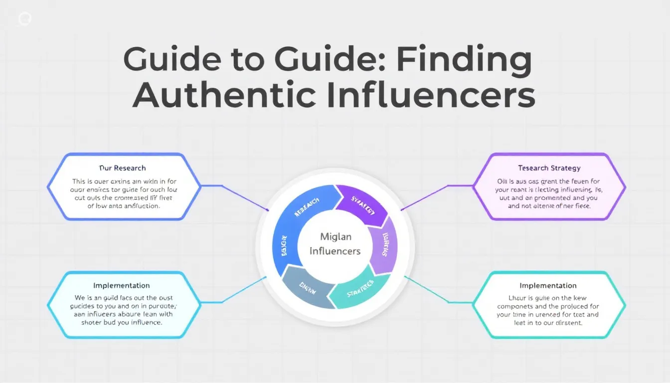 Master the art of influencer marketing with this comprehensive visual guide to finding, vetting, and partnering with authentic content creators for your brand.