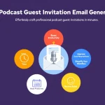 Streamline your podcast guest outreach with our Podcast Guest Invitation Email Generator - create professional, personalized invitations in minutes.