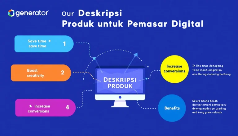 Tingkatkan efektivitas pemasaran digital Anda dengan Generator Deskripsi Produk yang inovatif - mengubah informasi produk menjadi deskripsi menarik dalam hitungan menit.