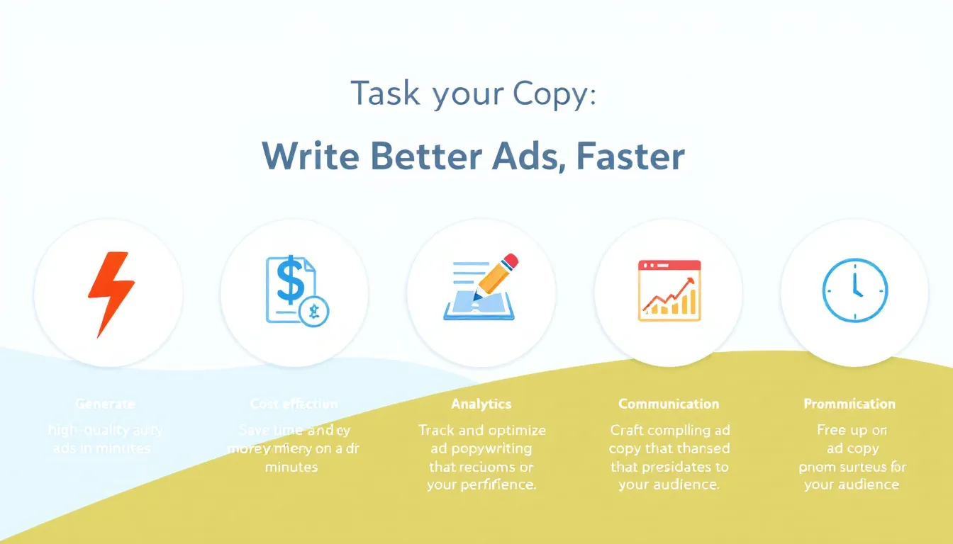 Revolutionize your advertising strategy with our Ad Copy Generator Tool - create compelling, targeted ad copy in minutes across multiple platforms.