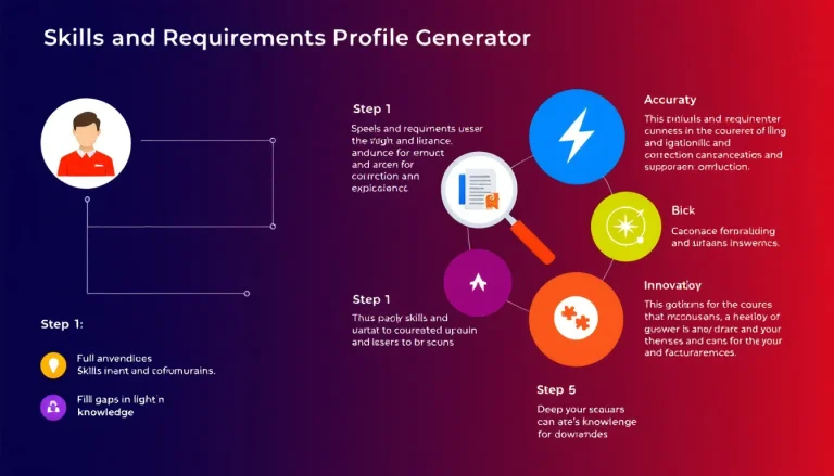 Revolutionize your recruitment process with the Skills and Requirements Profile Generator - creating comprehensive, tailored job profiles in minutes.