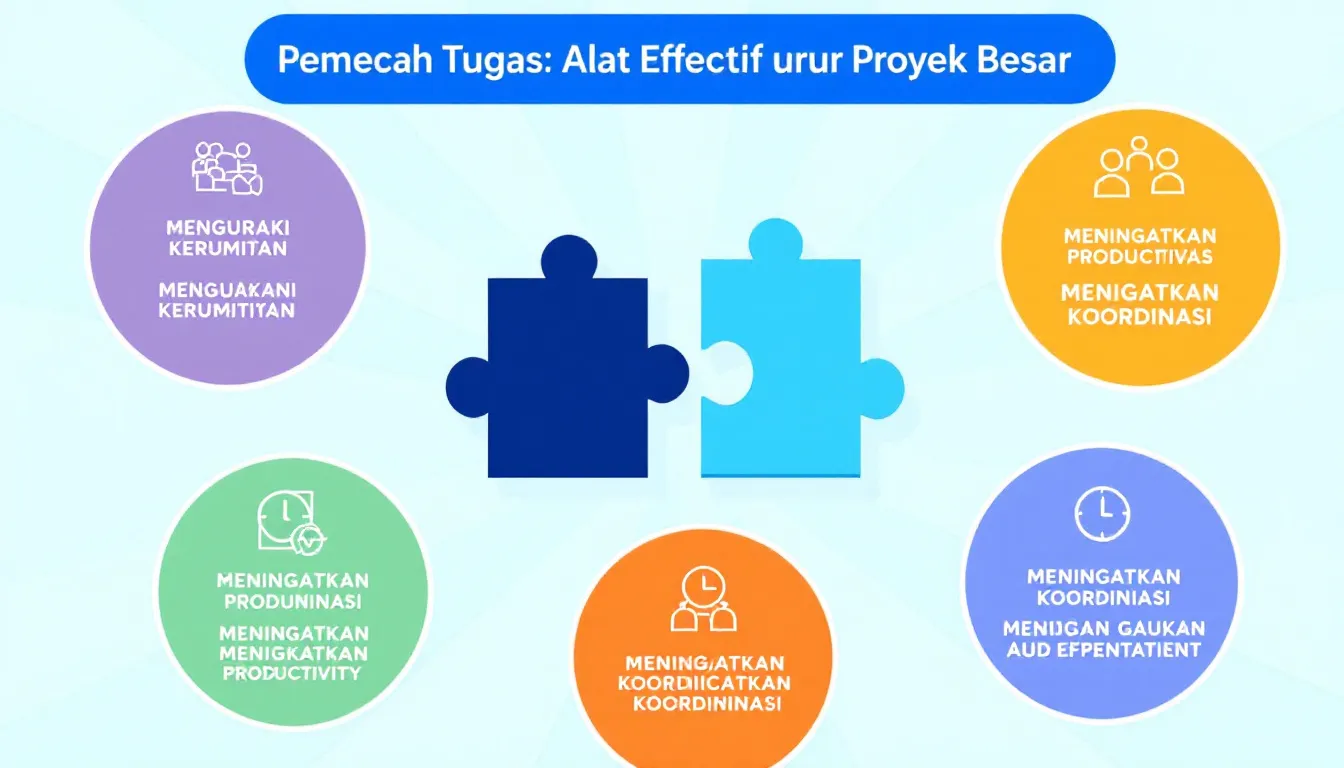 Tingkatkan efektivitas manajemen proyek Anda dengan Alat Pemecah Tugas - solusi inovatif untuk memecah proyek besar menjadi langkah-langkah yang mudah dikelola.