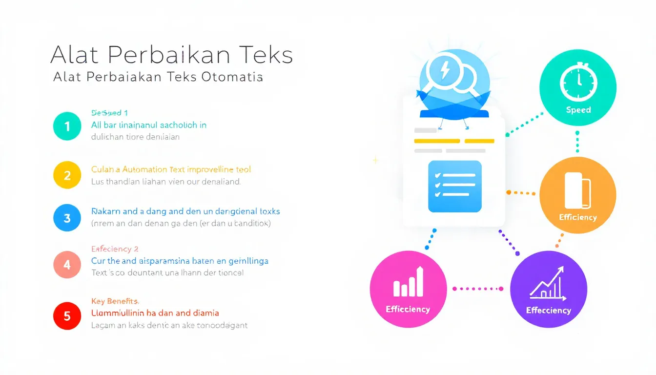 Tingkatkan kualitas tulisan Anda dengan Alat Perbaikan Teks Otomatis - solusi cerdas untuk menghasilkan konten yang lebih jelas dan ringkas dalam hitungan menit.