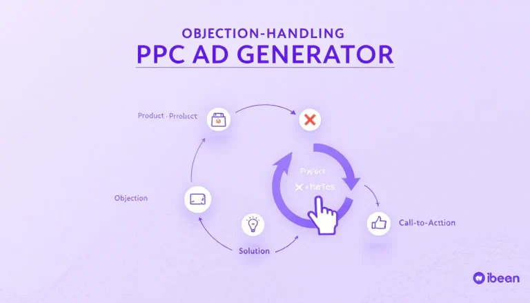 Transform your PPC campaigns with our intelligent Ad Generator tool that turns common objections into compelling advertising opportunities, streamlining your ad creation process.