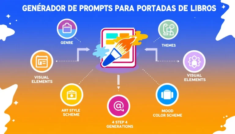 Descubre cómo crear portadas de libros impactantes con nuestro Generador de Prompts para Midjourney - convierte tus ideas literarias en imágenes cautivadoras en minutos.