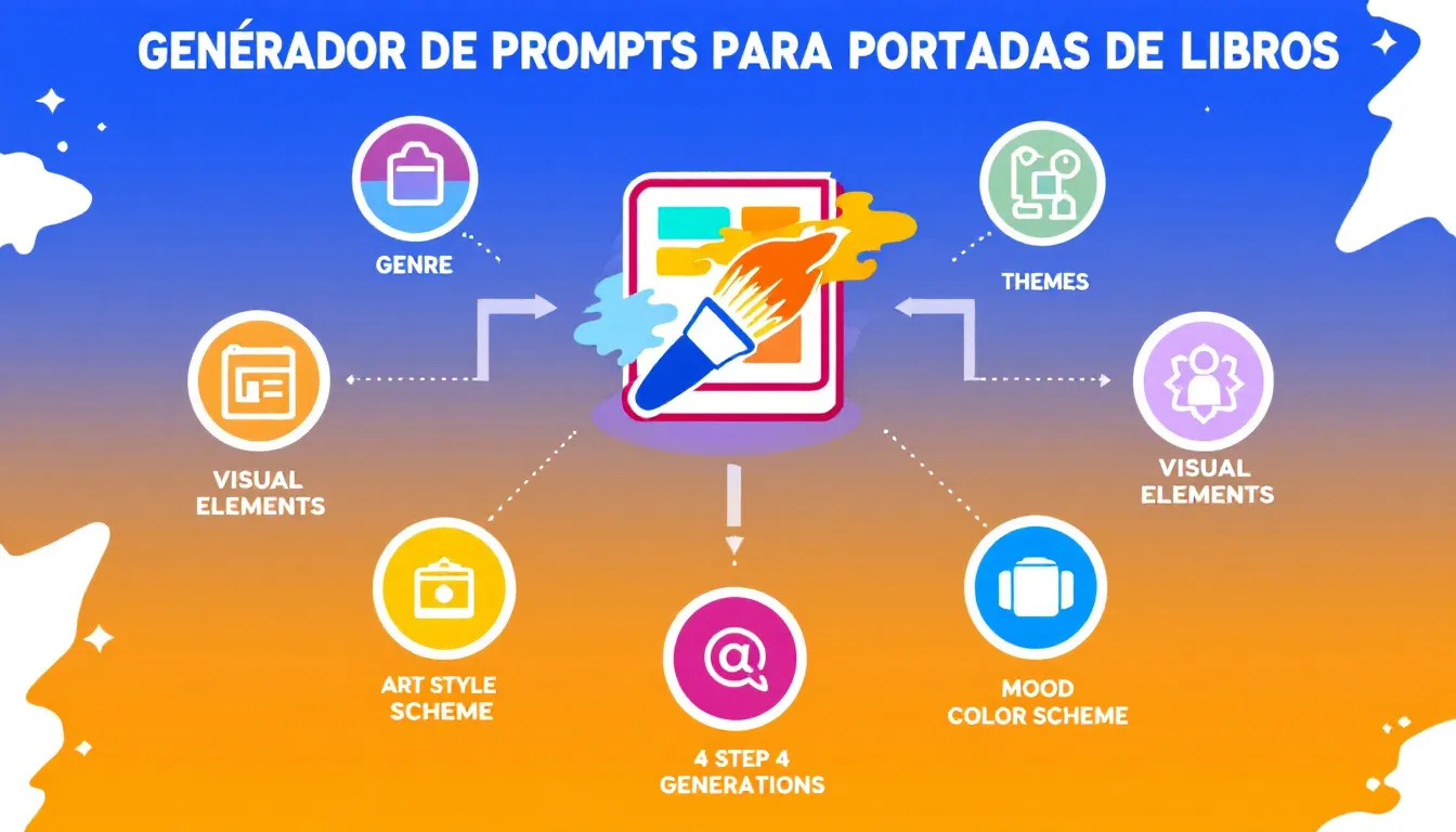 Descubre cómo crear portadas de libros impactantes con nuestro Generador de Prompts para Midjourney - convierte tus ideas literarias en imágenes cautivadoras en minutos.