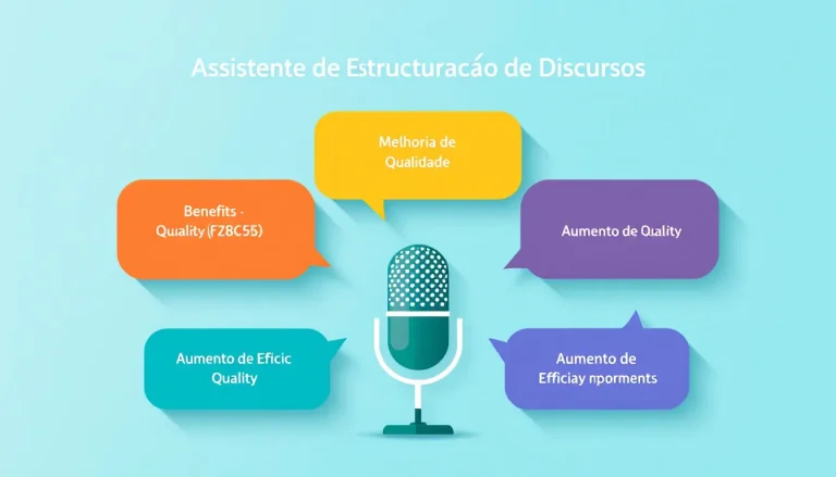 Maximize o impacto dos seus discursos com o Assistente de Estruturação de Discursos - transformando suas ideias em apresentações poderosas e bem organizadas em minutos.