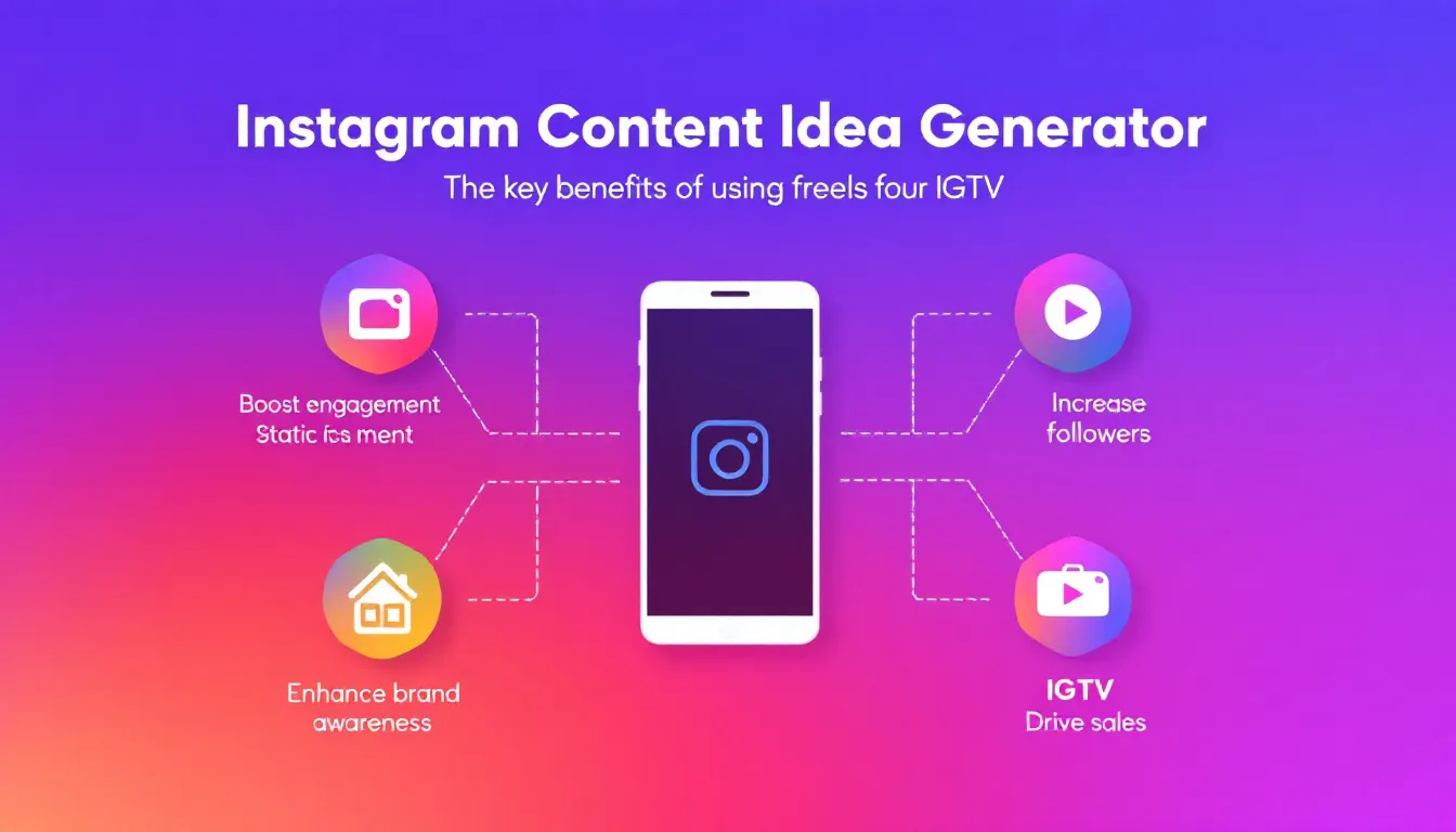 Revolutionize your Instagram strategy with our Content Idea Generator - transforming your niche expertise into a constant stream of engaging, trend-aligned content.